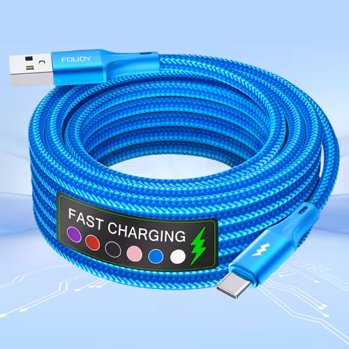 USB C Fast Charging Cable for Android Phones - Compatible with Samsung, Redmi, Oneplus, Xiaomi - 20W Output, Hihowin Brand