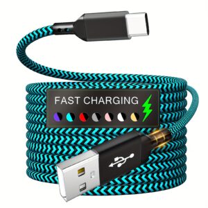 Type C Charger Fast Charging USB to Type C Cable Braided Super Fast Charging Suitable for Samsung, for iPhone 17,for iPhone 16, for iPhone 15,for iPad And Xiaomi /OnePlus And Other Devices Fast Charge