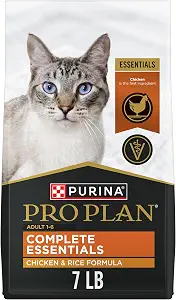 Purina Pro Plan High Protein Cat Food with Probiotics, Chicken, 7 lb Bag