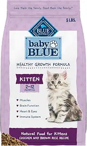 Blue Buffalo Baby Blue Chicken Kitten Natural Dry Cat Food, 5 lb