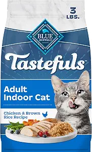 Blue Buffalo Tastefuls Chicken Adult Indoor Dry Cat Food, 3 lb