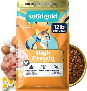 Solid Gold High Protein Chicken Dry Cat Food, for Cats & Kittens, 12lb